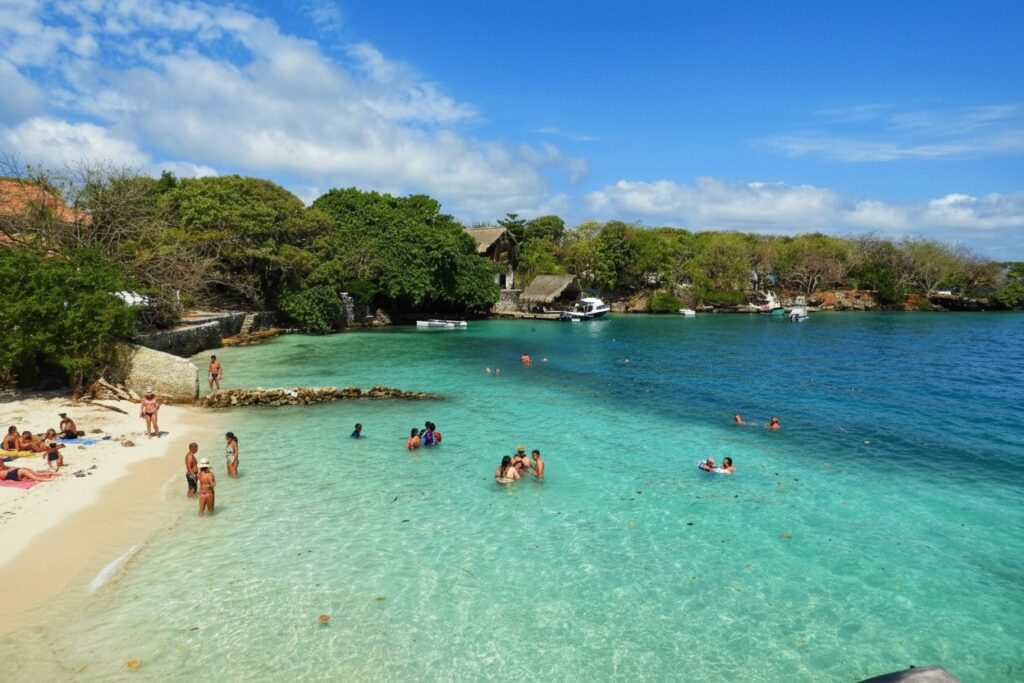 Rosario Islands Colombia Caribbean day trip from Cartagena