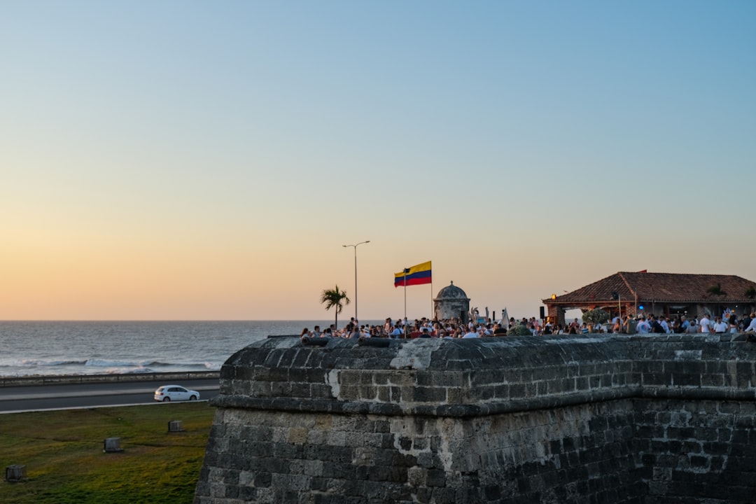 Cafe del Mar sunset Cartagena Colombia