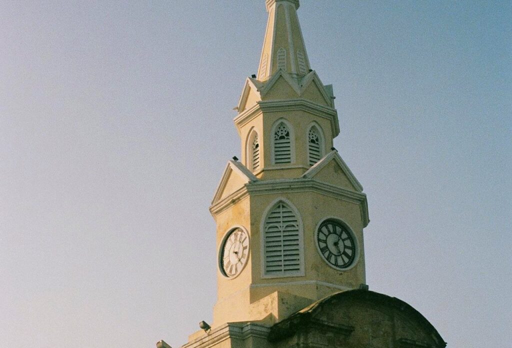 Cartagena Colombia clock tower travel costs budget guide